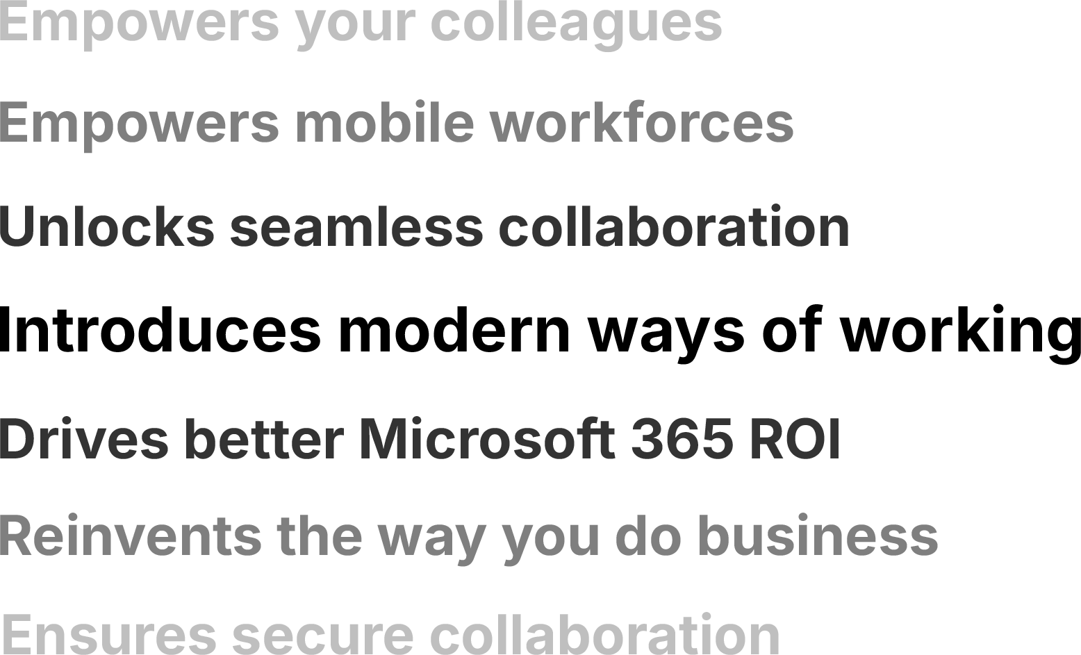 Percy Intranet perks image